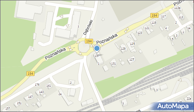 Kobylnica, Poznańska, 137, mapa Kobylnica