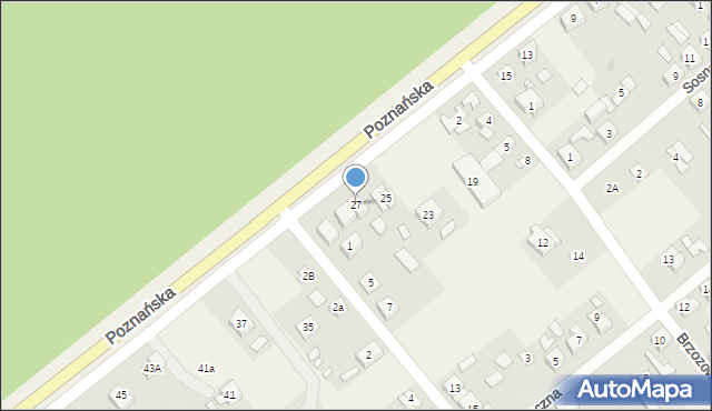 Kobylnica, Poznańska, 27, mapa Kobylnica