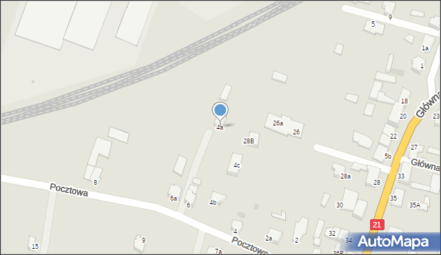 Kobylnica, Pocztowa, 4a, mapa Kobylnica