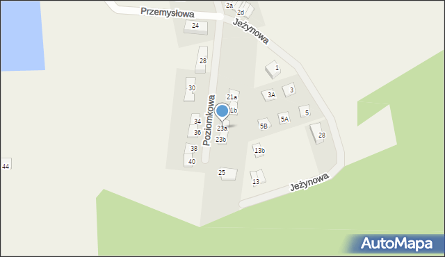 Kochanowo, Poziomkowa, 23a, mapa Kochanowo