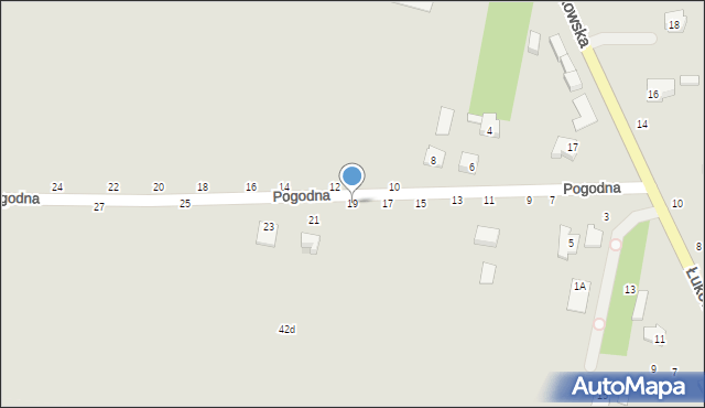 Kock, Pogodna, 19, mapa Kock