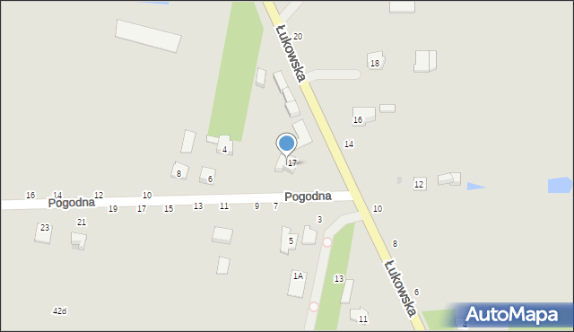 Kock, Pogodna, 2, mapa Kock