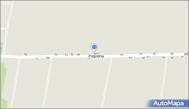 Kock, Pogodna, 46, mapa Kock