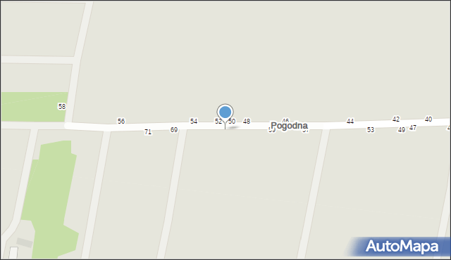 Kock, Pogodna, 63, mapa Kock