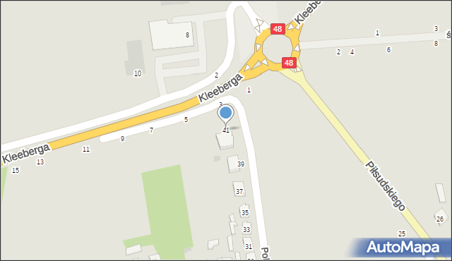 Kock, Polna, 41, mapa Kock