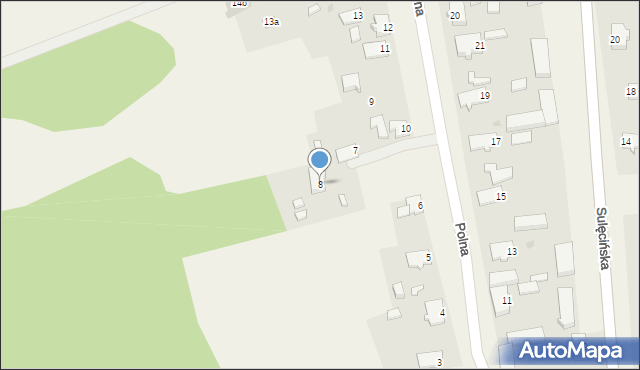 Kołczyn, Polna, 8, mapa Kołczyn