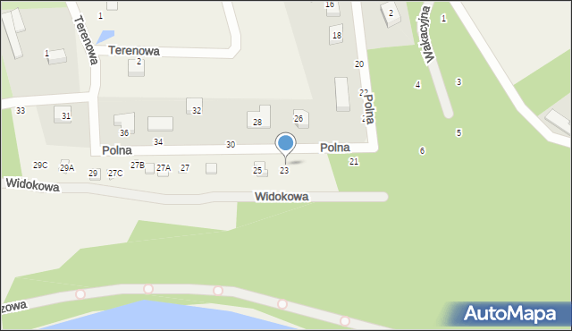 Koleczkowo, Polna, 23A, mapa Koleczkowo