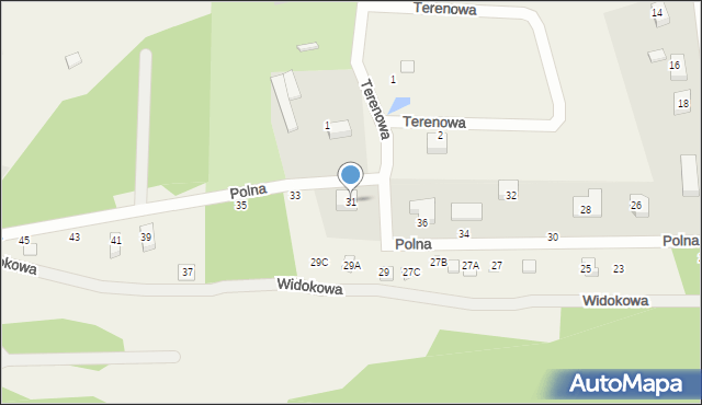 Koleczkowo, Polna, 31, mapa Koleczkowo