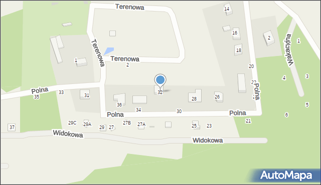 Koleczkowo, Polna, 32, mapa Koleczkowo