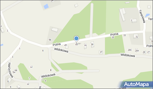 Koleczkowo, Polna, 43, mapa Koleczkowo