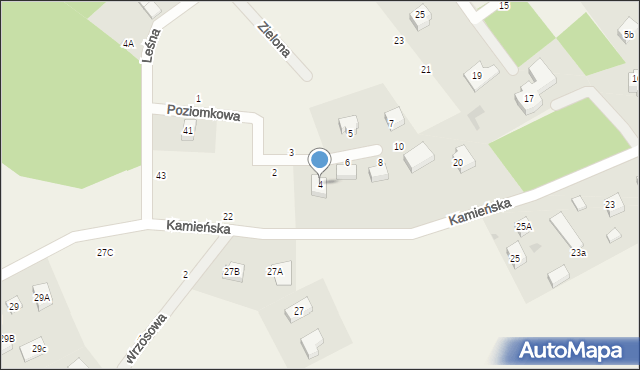 Koleczkowo, Poziomkowa, 4, mapa Koleczkowo