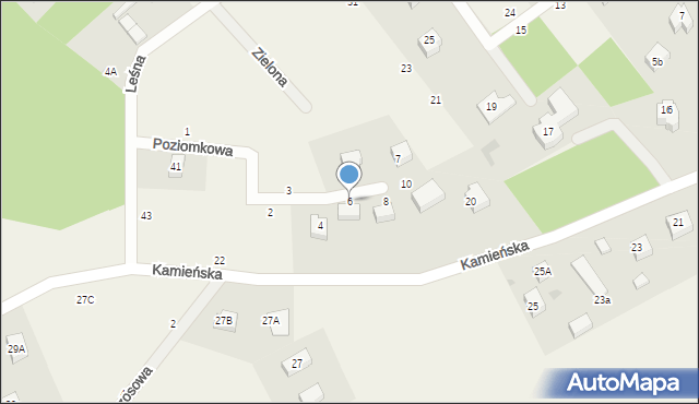 Koleczkowo, Poziomkowa, 6, mapa Koleczkowo