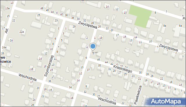 Koluszki, Powstańców Wielkopolskich, 5, mapa Koluszki