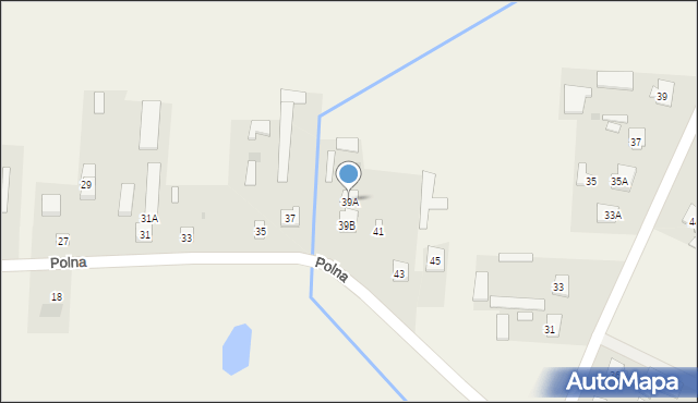 Komarówka Podlaska, Polna, 39A, mapa Komarówka Podlaska