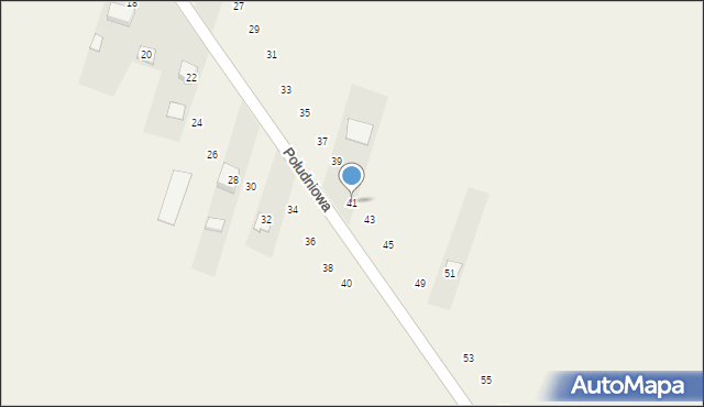 Koniemłoty, Południowa, 41, mapa Koniemłoty