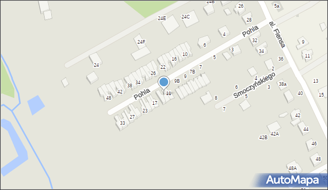 Kórnik, Pohla Edwarda, 13, mapa Kórnik