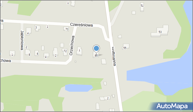 Koronowo, Pomianowskiego, 80, mapa Koronowo