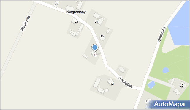 Kośmidry, Podleśna, 31, mapa Kośmidry