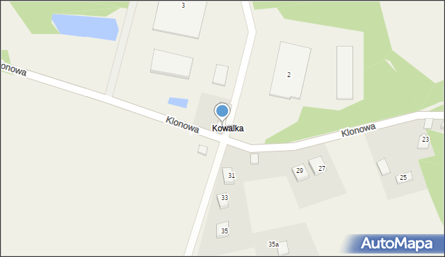 Kostkowo, Polna, 1, mapa Kostkowo