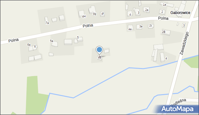 Koszwice, Polna, 4B, mapa Koszwice