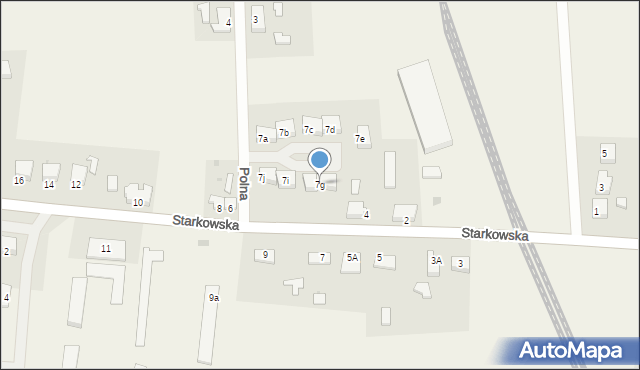 Kowalów, Polna, 7g, mapa Kowalów