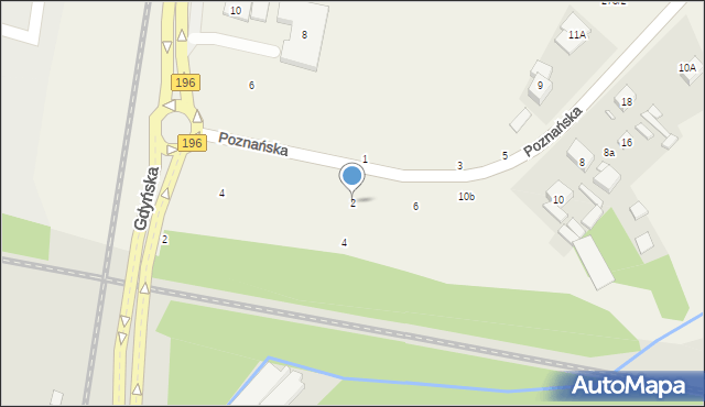 Koziegłowy, Poznańska, 2, mapa Koziegłowy
