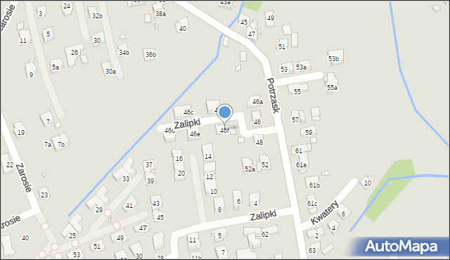 Kraków, Potrzask, 46f, mapa Krakowa