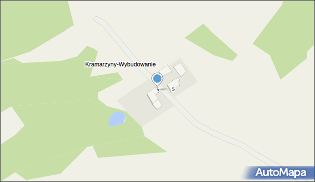 Kramarzyny, Pomorska, 3, mapa Kramarzyny