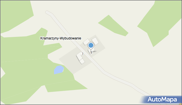 Kramarzyny, Pomorska, 5, mapa Kramarzyny