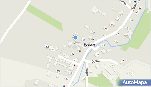 Kraśnik, Podleska, 42, mapa Kraśnik