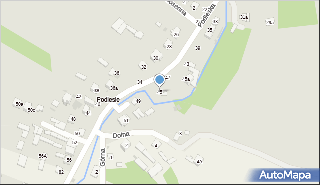 Kraśnik, Podleska, 45, mapa Kraśnik