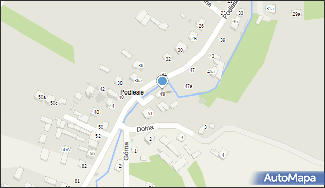 Kraśnik, Podleska, 49, mapa Kraśnik