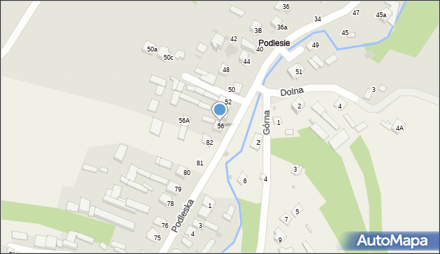 Kraśnik, Podleska, 56, mapa Kraśnik