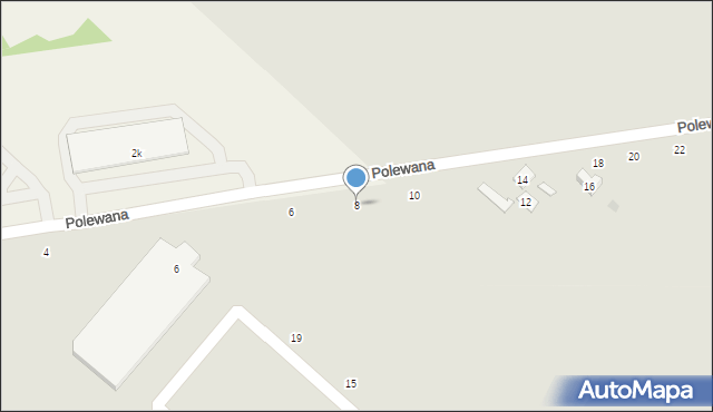 Krasnystaw, Polewana, 8, mapa Krasnystaw