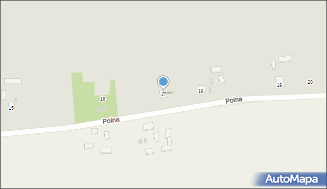 Krasnystaw, Polna, 17, mapa Krasnystaw