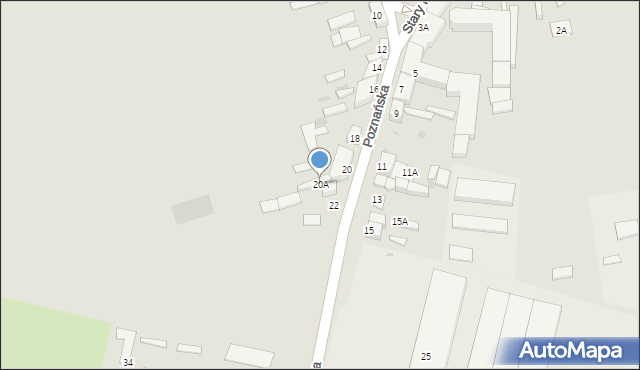 Kruszwica, Poznańska, 20A, mapa Kruszwica