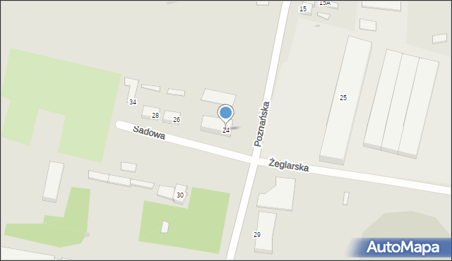 Kruszwica, Poznańska, 24, mapa Kruszwica