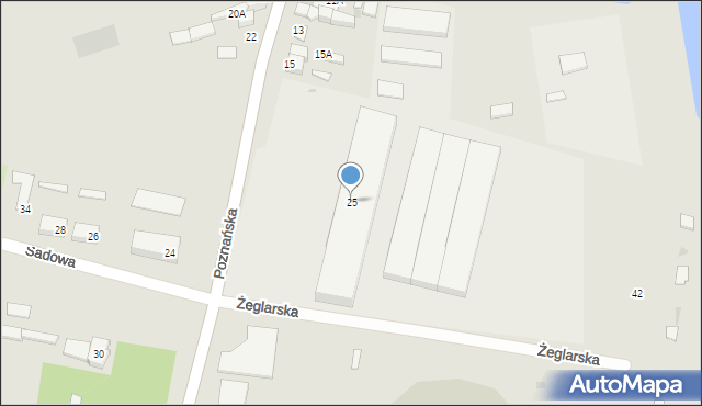 Kruszwica, Poznańska, 25, mapa Kruszwica