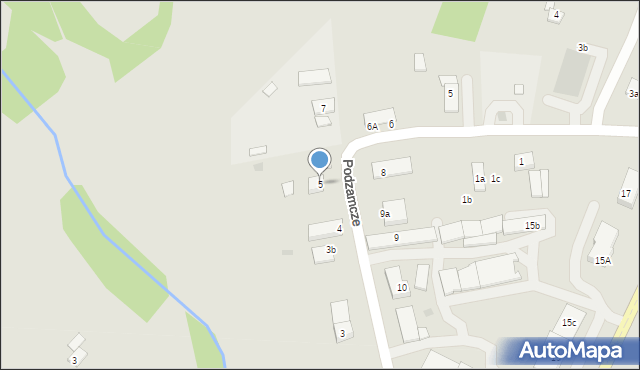 Książ Wielki, Podzamcze, 5, mapa Książ Wielki