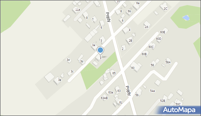 Książenice, Pojdy, ks., 1, mapa Książenice