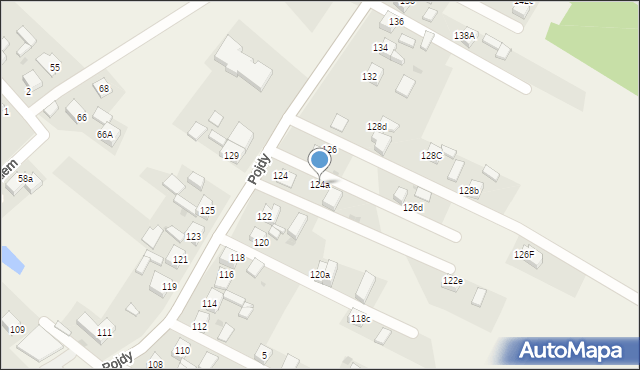 Książenice, Pojdy, ks., 124a, mapa Książenice