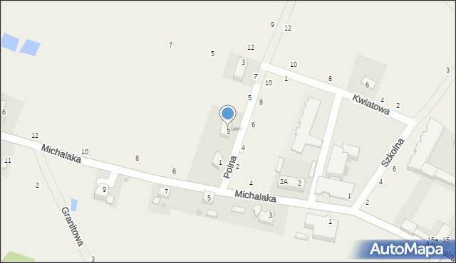 Kuropatnik, Polna, 3, mapa Kuropatnik