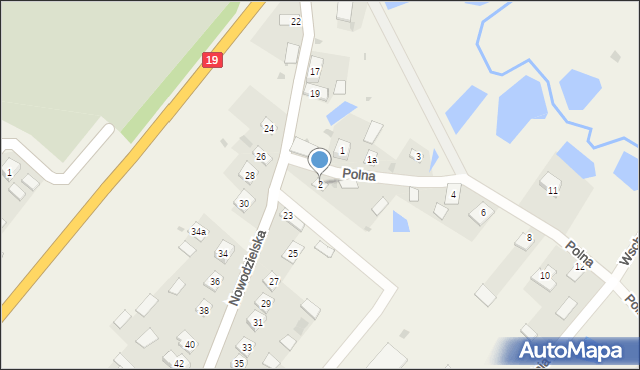 Kuźnica, Polna, 2, mapa Kuźnica