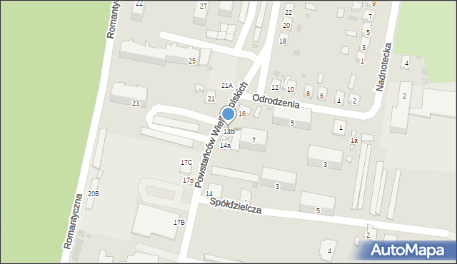 Łabiszyn, Powstańców Wielkopolskich, 14b, mapa Łabiszyn