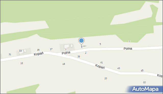 Lanckorona, Polna, 3, mapa Lanckorona