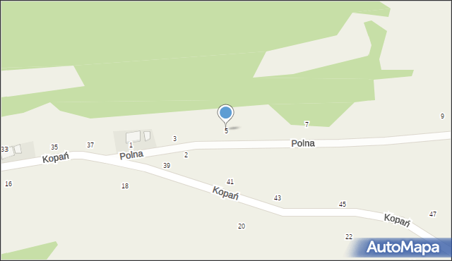 Lanckorona, Polna, 5, mapa Lanckorona