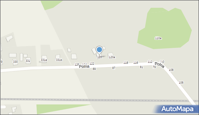 Łańcut, Polna, 120, mapa Łańcut