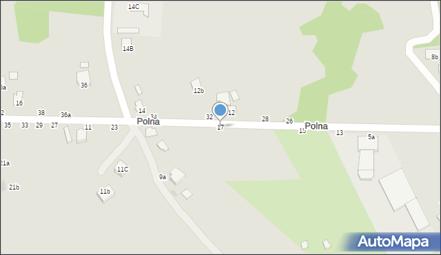 Łańcut, Polna, 17, mapa Łańcut