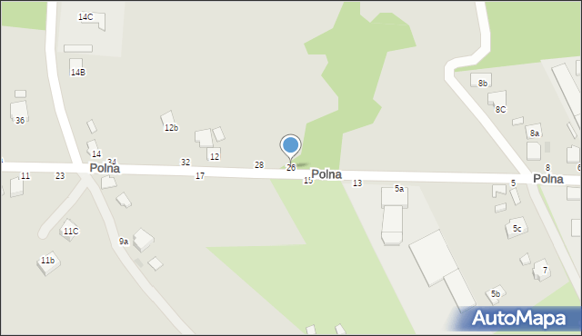 Łańcut, Polna, 26, mapa Łańcut