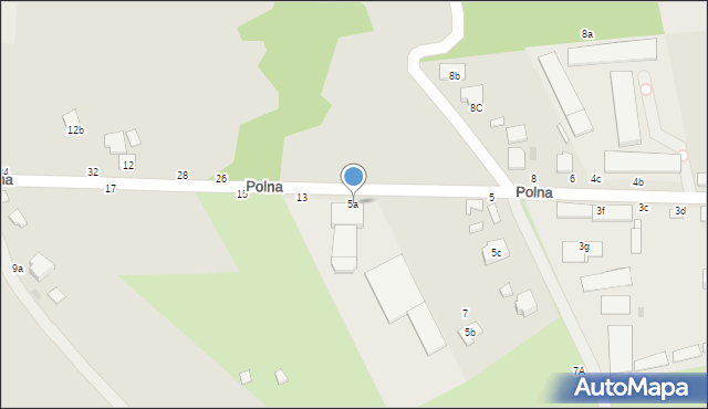 Łańcut, Polna, 5a, mapa Łańcut